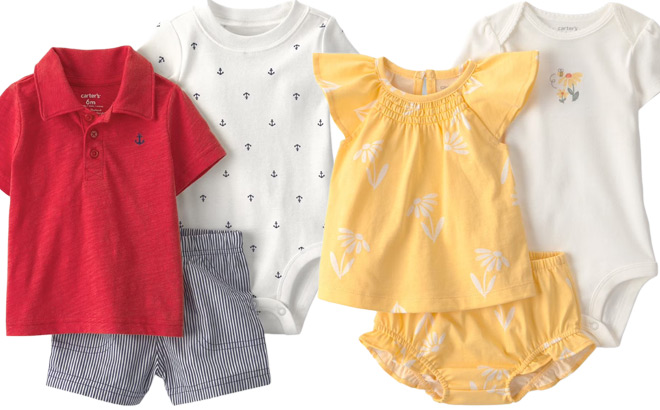 Carters 3pc Outfit Sets Carters 3pc Outfit Sets