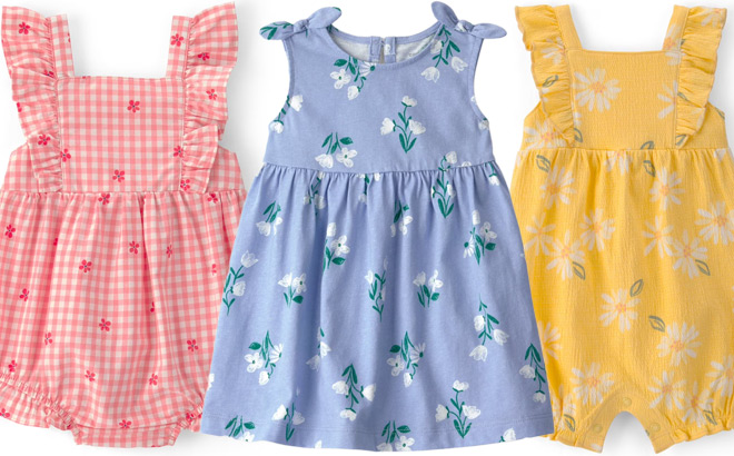 Carters Girls Rompers Carters Girls Rompers