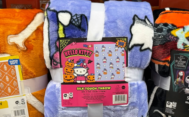 Character Halloween Silk Touch Throws at Sams Club