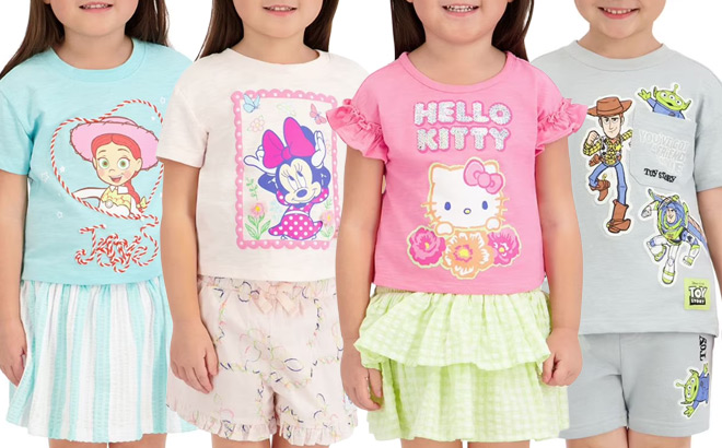 Character Toddler 2pc Sets