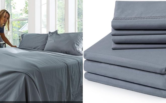 ClevaHome Queen Size Sheet Set ClevaHome Queen Size Sheet Set