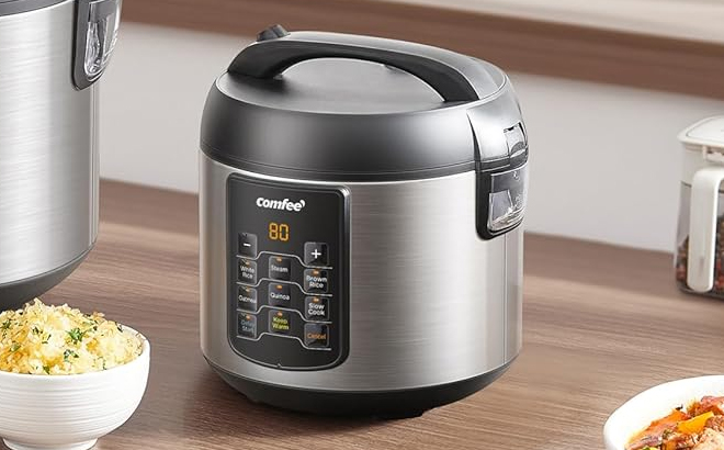 Comfee 8 Cup Compact Rice Cooker Comfee 8 Cup Compact Rice Cooker