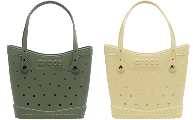 Crocs Classic Medium Tote in Pink Two Colors