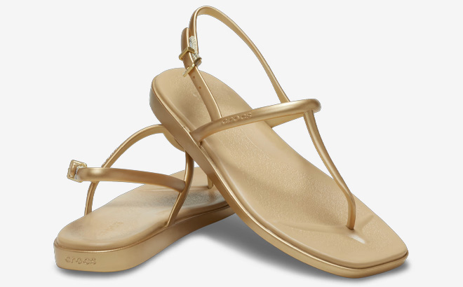 Crocs Miami Metallic Thong Flips