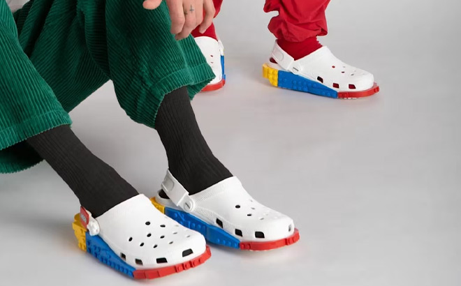 Crocs x LEGO Creativity Clogs in White Crocs x LEGO Creativity Clogs in White