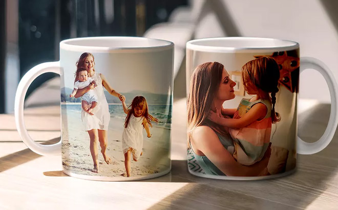 Custom Magic Color Changing Photo Coffee Mugs