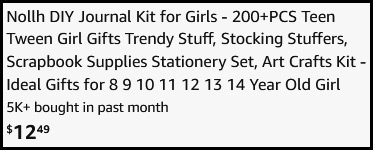 DIY Journal Kit Checkout