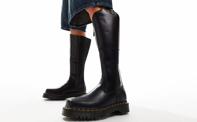 Dr Martens Amaayah Knee High Leather Boots 1