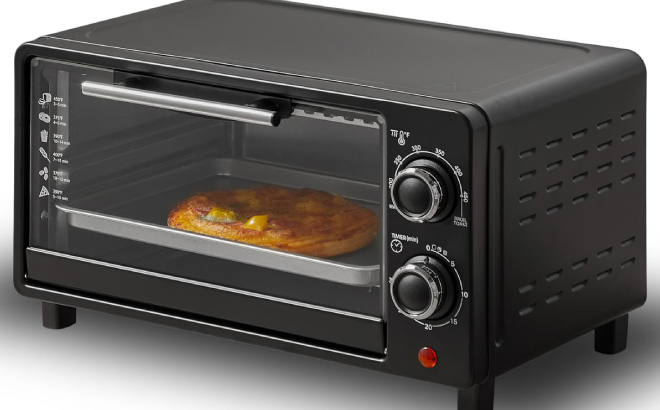 Elite Cuisine 4 Slice 9 5 Quart Toaster Oven Broiler