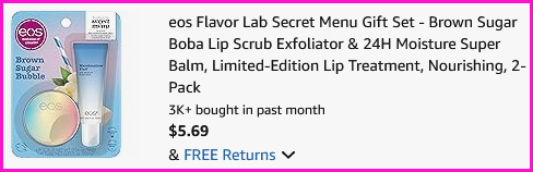 Eos 2 Pack Gift Set Checkout Screen