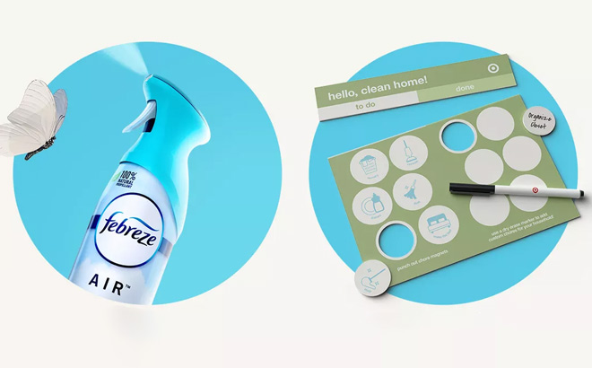 Febreeze with Magnetic Chore Chart