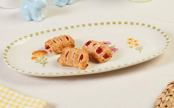 Floral Oval Platter