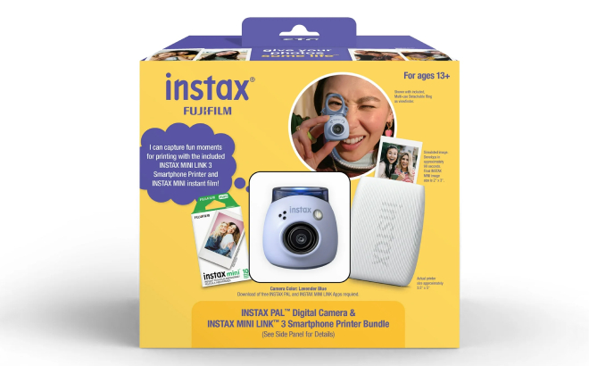 Fujifilm Instax PAL Camera Printer Bundle
