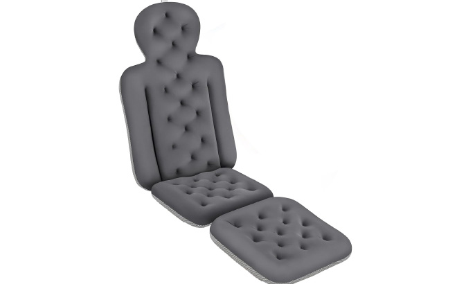 Full Body Bath Pillow Gray