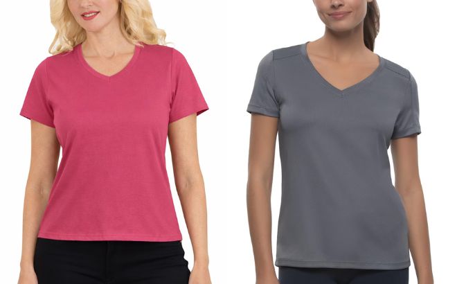 Galaxy Divatee Womens Relaxed Fit V Neck Short Sleeve T Shirt and Turbo Dry V Neck Short Sleeve Tee Galaxy Divatee Womens Relaxed Fit V Neck Short Sleeve T Shirt and Turbo Dry V Neck Short Sleeve Tee