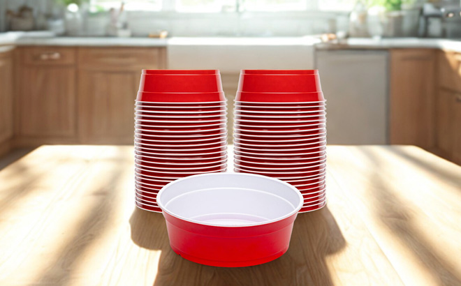 GoBig Red Party Cup Bowls