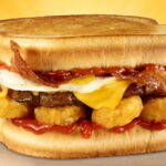 Hardees Frisco Breakfast Burger