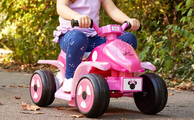 Huffy Minnie Mouse Battery Ride On Quad