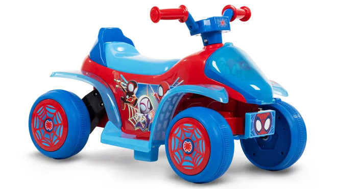 Huffy Spidey and His Amazing Friends Battery Ride On Quad