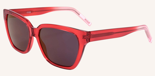 Hugo Boss Womens 56MM Red Sunglasses