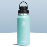 Hydro Flask 32 Ounce Wide Flex Chug Cap Water Bottle on the Table
