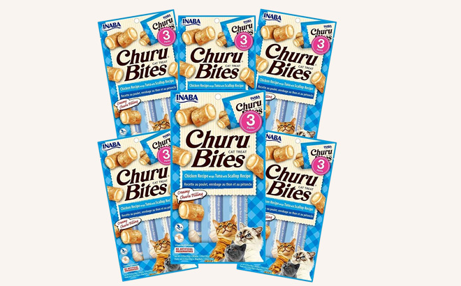 INABA Churu Bites for Cats 18 Pack