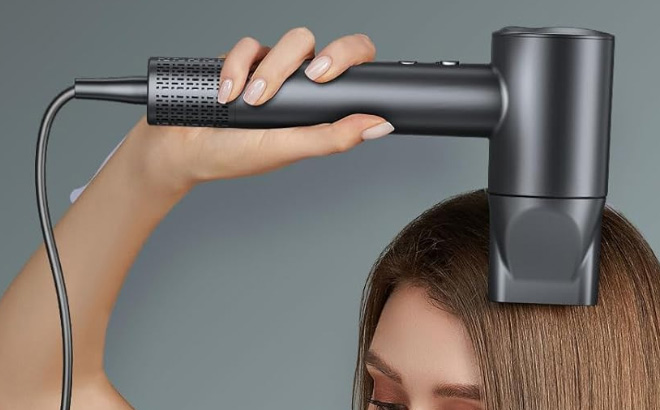Ionic Hair Dryer in Use
