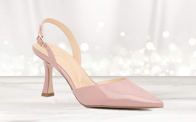 Jessica Simpson Fishea Pump in Light Pink Patent Synthetic Color