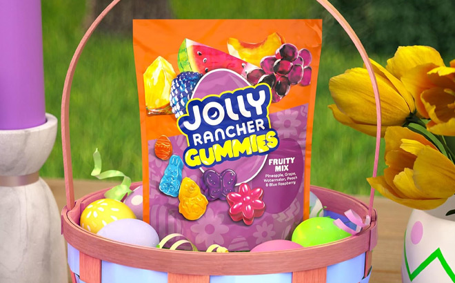 Jolly Rancher Gummies Fruity Mix Easter Candy Bag