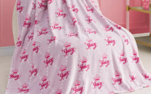 Juicy Couture Kids Plush Throw