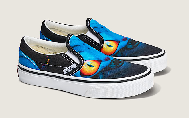 K Pop Demon Hunters x VANS Little Kids Classic Slip On Shoes