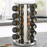 Kamenstein 20 Jar Revolving Countertop Spice Rack with Spices