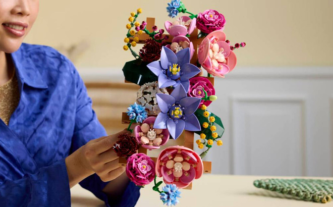 LEGO Botanicals Flower Wall Home Decor