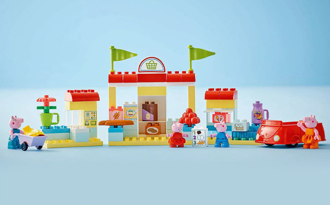 LEGO DUPLO Peppa Pig Supermarket Building Kit
