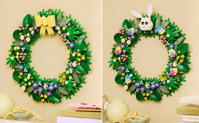 LEGO Spring Wreath Easter Building Set