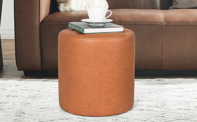 Latitude Run Rangi Tufted Round Standard Ottoman Latitude Run Rangi Tufted Round Standard Ottoman