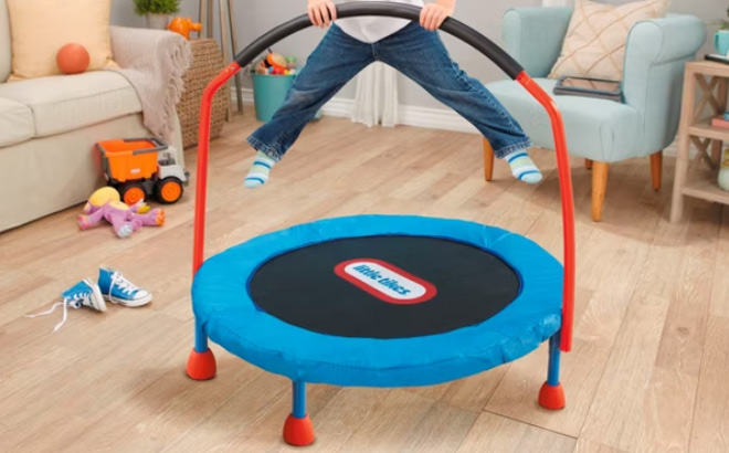 Little Tikes Round Easy Store Folding Trampoline