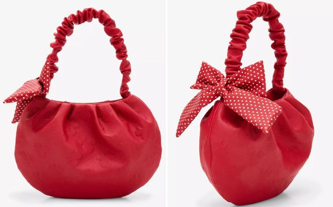 Loungefly Disney Minnie Mouse Red Polka Dot Bow Handbag Loungefly Disney Minnie Mouse Red Polka Dot Bow Handbag
