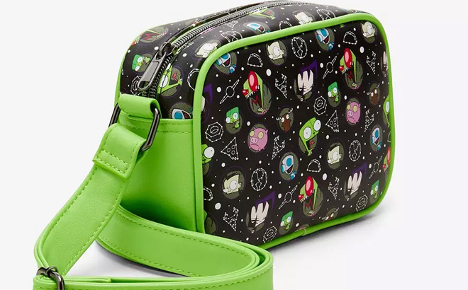 Loungefly Invader Zim Constellations Camera Crossbody Bag Loungefly Invader Zim Constellations Camera Crossbody Bag