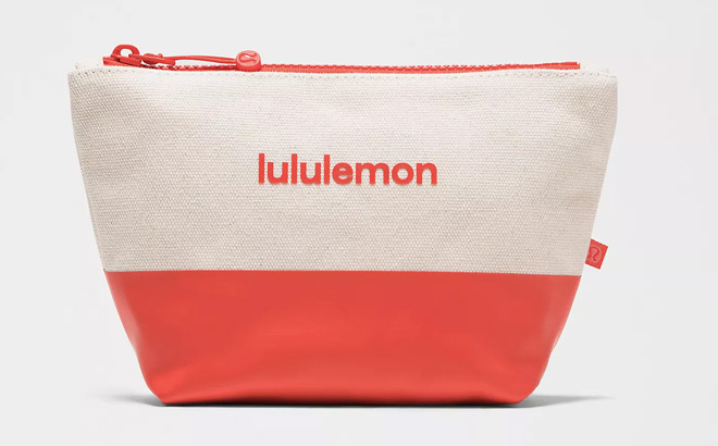 Lululemon Canvas Mini Wordmark Pouch Lululemon Canvas Mini Wordmark Pouch