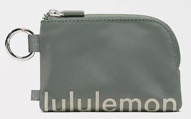 Lululemon Clippable Card Pouch in Willow Leaf Lululemon Clippable Card Pouch in Willow Leaf