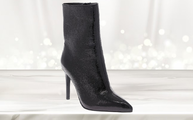 MIA Mardi Pointed Toe Bootie on the Table