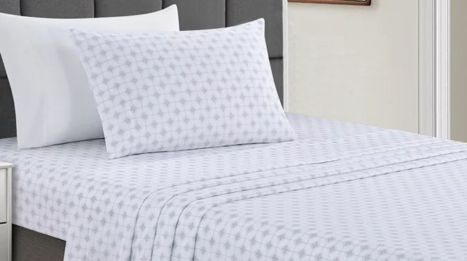 Macys Microfiber Printed 3 Piece Sheet Set