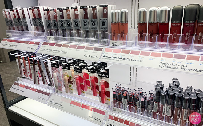 Makeup Rack inside a Store