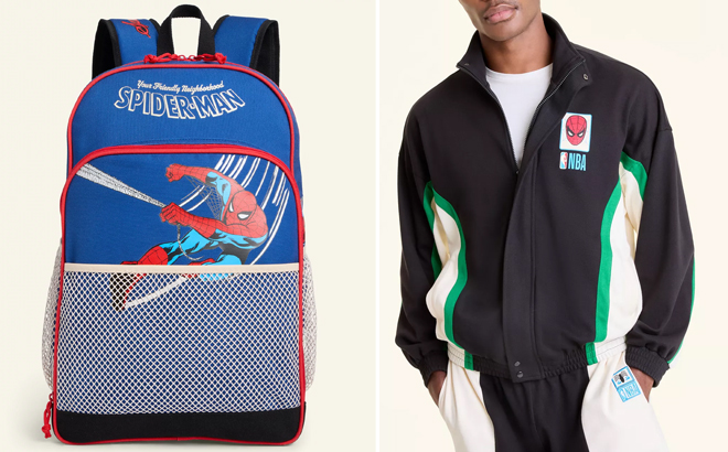 Marvel NBA Macys Backpack and Jacket