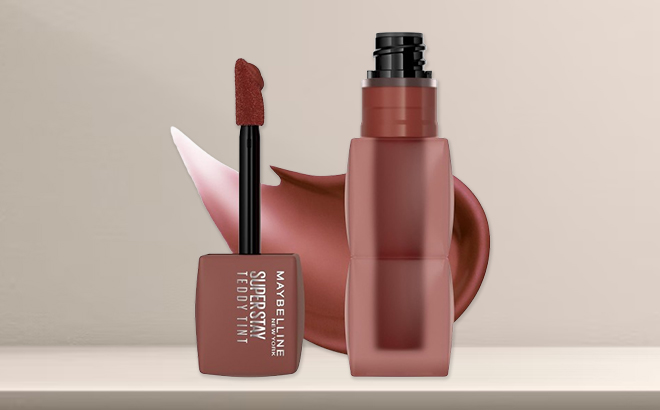 Maybelline Super Stay Teddy Lip Tint in Mascara Tear