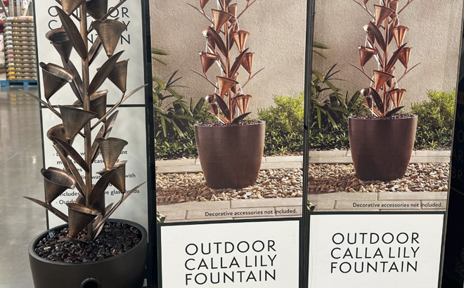 Members Mark Outdoor Calla Lily Fountain