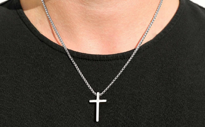 Mens Cross Necklace