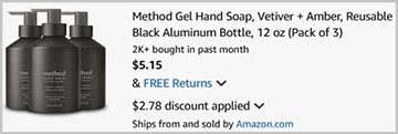 Method Gel Hand Soap 3 Pack Screenshot