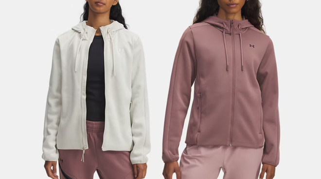 Models Wearing Under Armour Swacket Womens Jacket